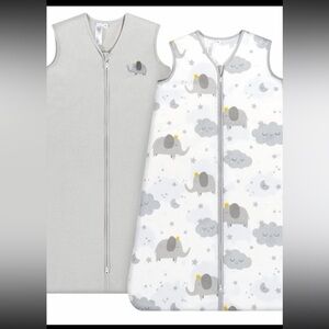 Elephant Print Kids Pajamas Sleep Sacks